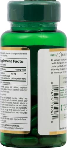 Milk Thistle Herbal Supplement for Liver Health, 1000 mg