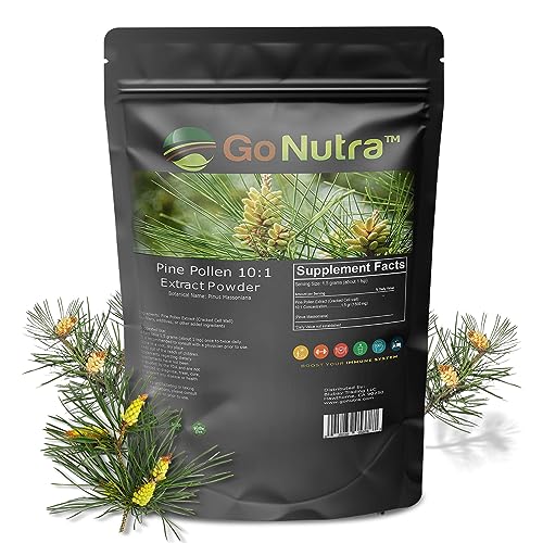 Go Nutra Pine Pollen Powder - 10:1 Strength