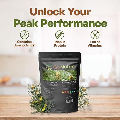 Go Nutra Pine Pollen Powder - 10:1 Strength
