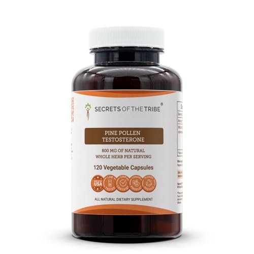 Pine Pollen Testosterone Support – 120 Capsules