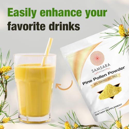 Wild Harvested Pine Pollen Powder for Energy