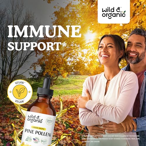 Wild Organic Pine Pollen Tincture - Vegan Drops