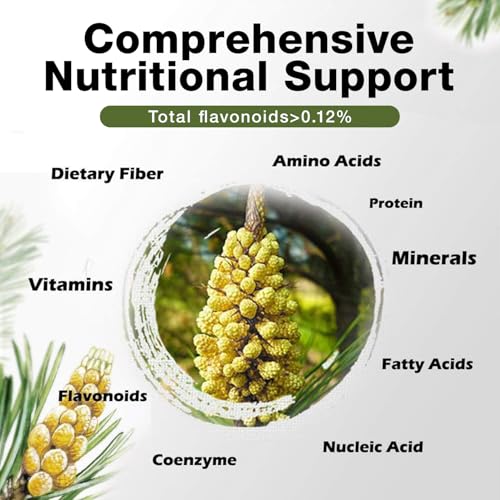 Wild Harvested Pine Pollen Powder - 6 Ounce