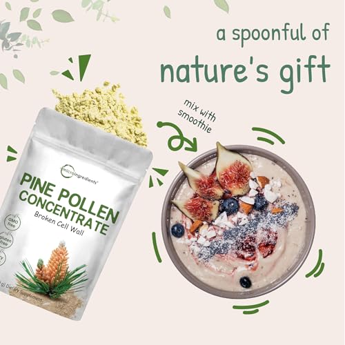 Pure Pine Pollen Powder for Immune Support