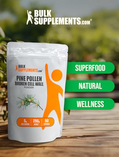 Pine Pollen Powder - Gluten Free Herbal Supplement