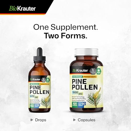 Bio Krauter Pine Pollen Tincture for Immune Support