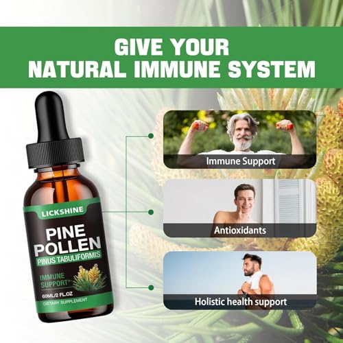 Organic Pine Pollen Tincture Drops - Immune Support