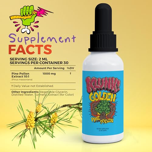 Pine Pollen Tincture - Vegan Liquid Supplement