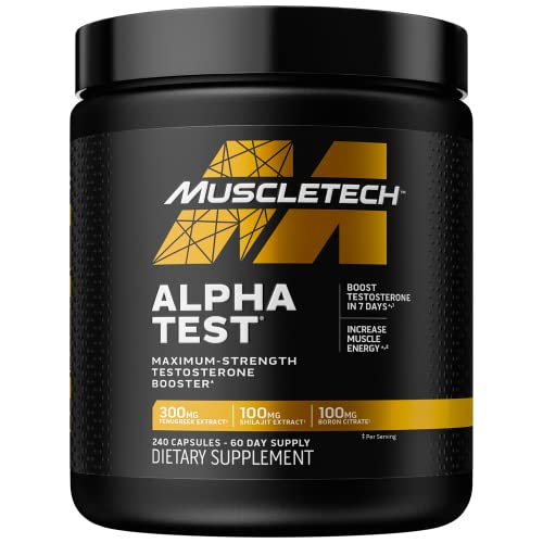 MuscleTech AlphaTest Testosterone Booster for Men