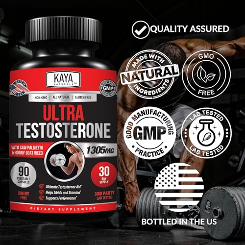 Kaya Naturals Ultra Testosterone Boost - 90 Capsules