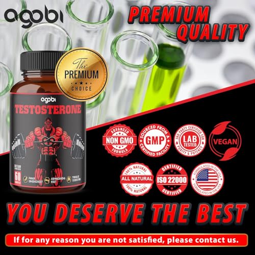 Agobi Men's Testosterone Booster - 11 Powerful Herbs