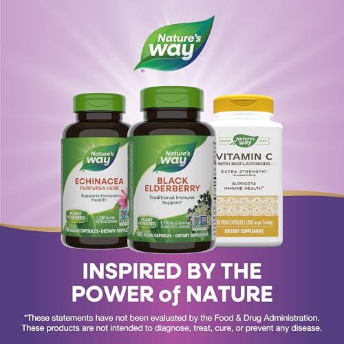 Nature's Way Black Elderberry Immune Support Capsules