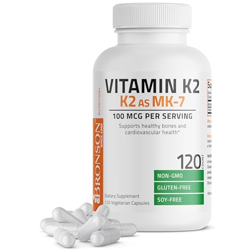 Bronson Non-GMO Vitamin K2 MK-7 100 mcg