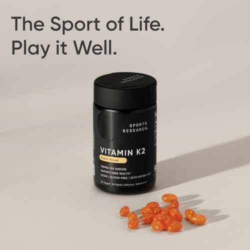 Sports Research Vitamin K2 MK-7 100mcg Softgels