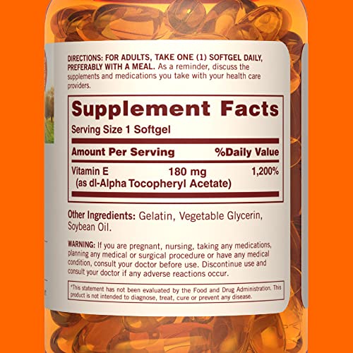 Sundown Vitamin E 400 IU Softgels, 100 Count