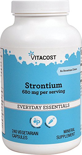 Vitacost Strontium 680 mg - 240 Veg Capsules