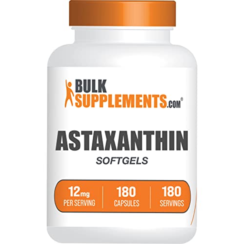 Astaxanthin 12mg Softgels - 180 Count Antioxidant