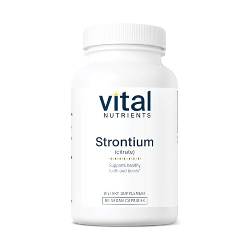 Vegan Strontium Citrate for Bone Health - 90 Capsules