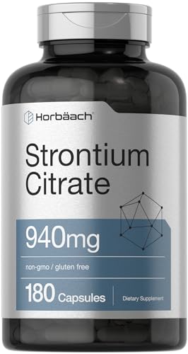 Horbäach Strontium Citrate 940 mg - 180 Capsules