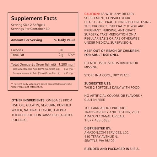 Super Omega-3 with Lemon Flavor, 120 Softgels