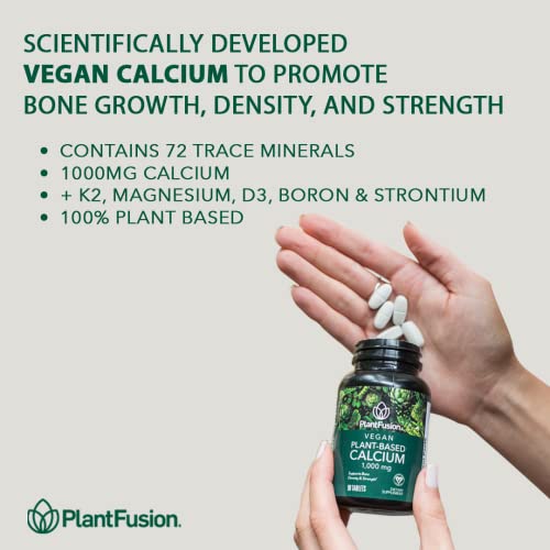 PlantFusion Vegan Calcium with Magnesium, D3, K2, Boron