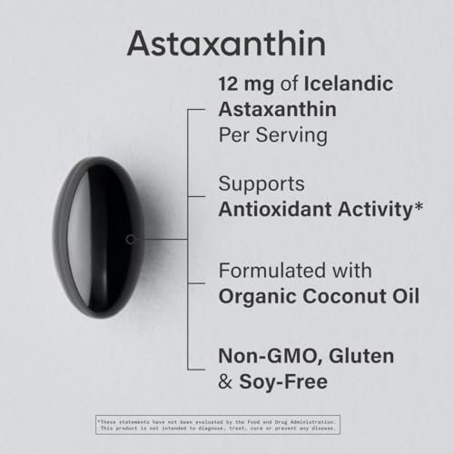 Triple Strength Astaxanthin 12mg with Coconut Oil
