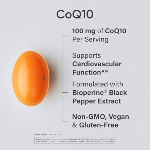 CoQ10 100mg with Coconut Oil & Bioperine