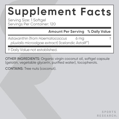 Astaxanthin Softgels for Antioxidant & Skin Health