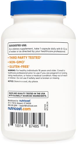 Nutricost 10mg Boron Capsules – 240 Vegetarian Caps