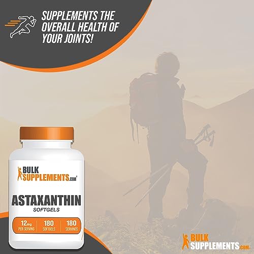 Astaxanthin 12mg Softgels - 180 Count Antioxidant