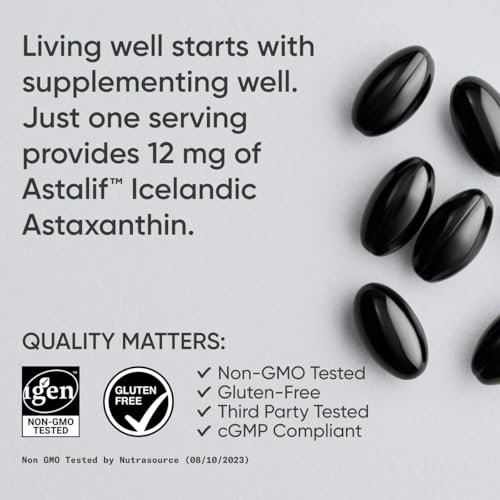 Triple Strength Astaxanthin 12mg with Coconut Oil
