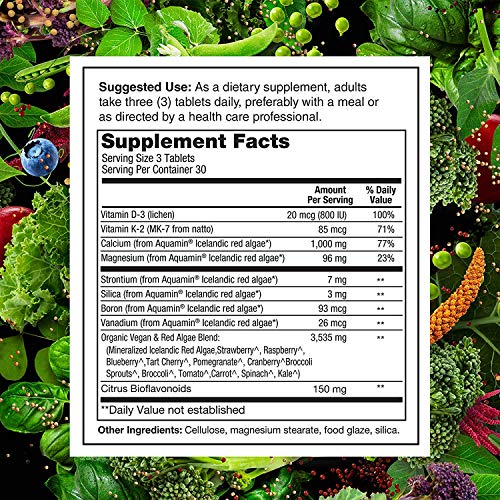 PlantFusion Vegan Calcium with Magnesium, D3, K2, Boron