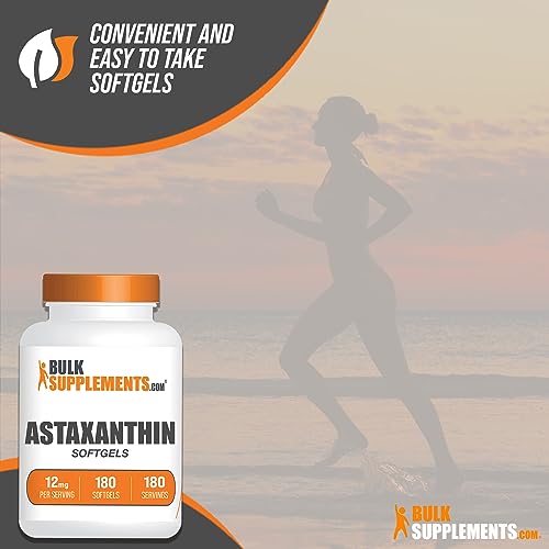 Astaxanthin 12mg Softgels - 180 Count Antioxidant
