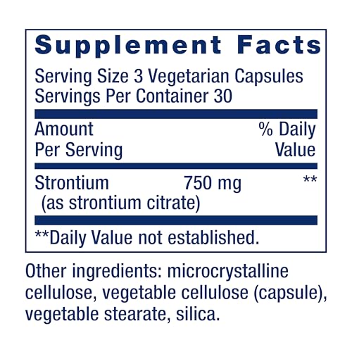 Strontium Capsules for Advanced Bone Health Support