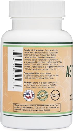 Max Strength Astaxanthin 12mg - AstaReal Brand
