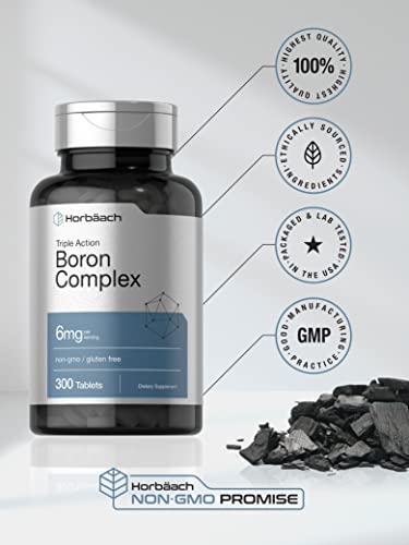 Horbäach Triple Boron Complex 6 mg - 300 Tablets