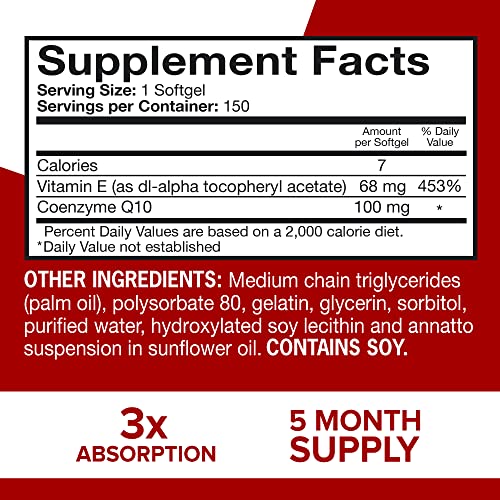 Qunol Ultra CoQ10 100mg Softgels - Antioxidant Boost