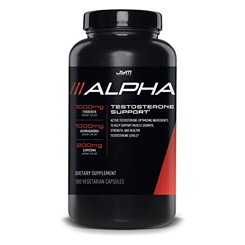 Alpha JYM Testosterone Support - 180 Vegetarian Capsules