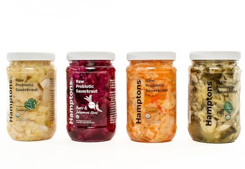 Organic Probiotic Sauerkraut Variety Pack - 4 Pack