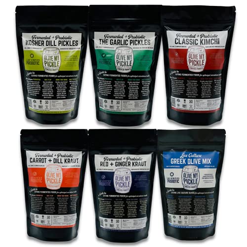 Organic Fermented Sauerkraut and Pickle Variety Pack