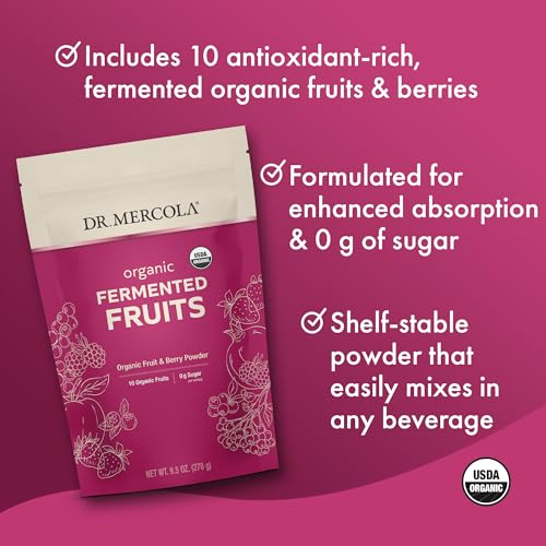 Dr. Mercola Organic Fermented Fruits, 90 Servings