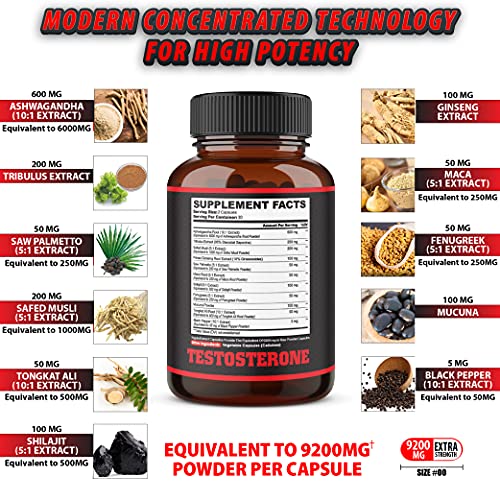 Testosterone Booster with Ashwagandha & 11 Herbs