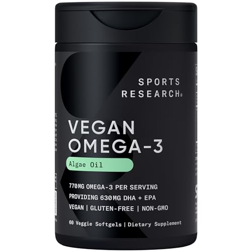 Vegan Omega-3 Algae Oil with DHA & EPA 60 Softgels
