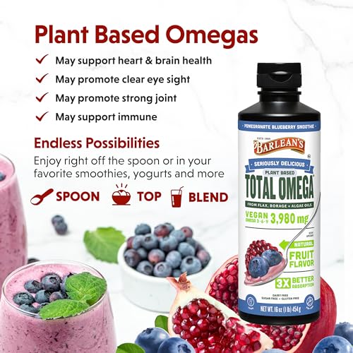 Barlean's Vegan Omega 3 Flaxseed Oil, 16 oz