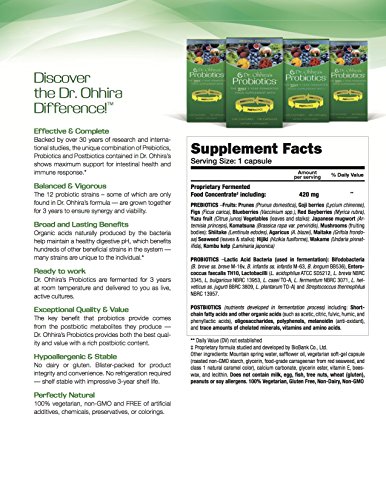 Dr. Ohhira's Original Probiotics with Prebiotics, 30 Capsules