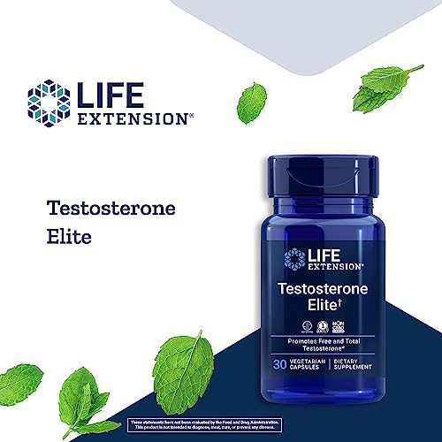 Life Extension Testosterone Elite Support Supplement - 30 Capsules