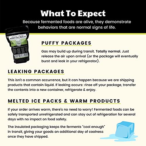 Organic Fermented Sauerkraut and Pickle Variety Pack