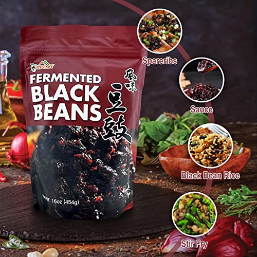 Apexy Premium Fermented Black Beans for Asian Cuisine