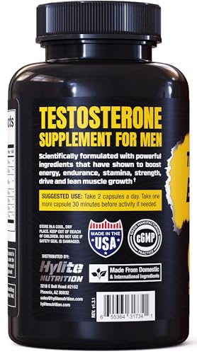 Men's Testosterone Booster for Muscle and Stamina