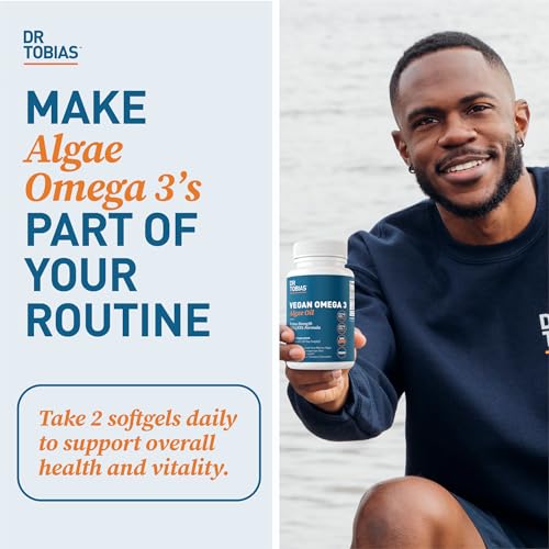 Dr. Tobias Vegan Omega 3 Algae Oil Capsules
